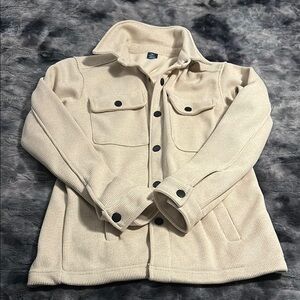 Men’s Cream Jacket bottom jacket